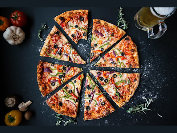 Large Pizza And Games Venue With Building