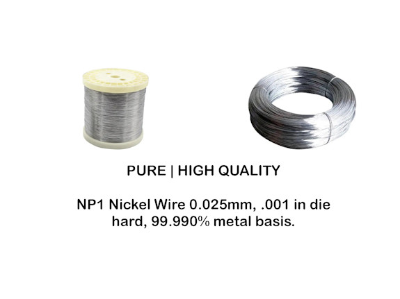 Bulk Kilos | Bobbins NP1 Nickel Wire 0.025mm