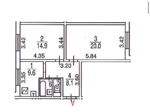 For Sale  2 Bedrooms Apartment / Flat