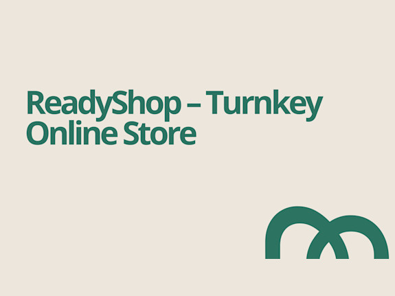 Ready Shop -Turnkey e-commerce agency with $113 K