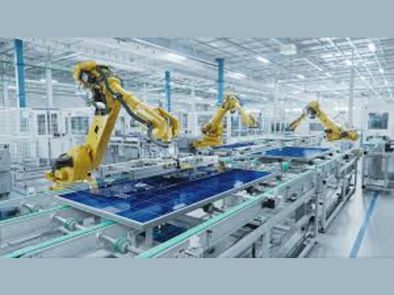 Industrial Manufacturing Breakthrough Concept.