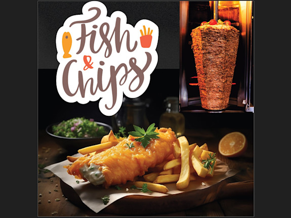 Fish and Chips Kebab Cafe Takeaway Shop Catering