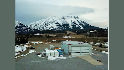 Rare Crowsnest Pass Helidrome Facility