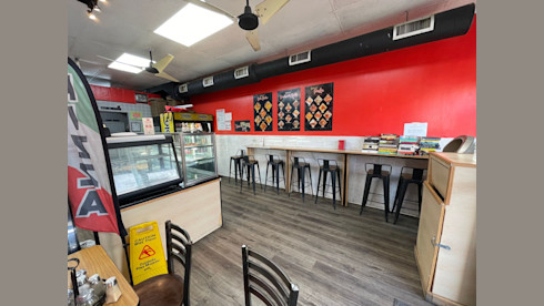 Pizzeria with High Foot Traffic on Hillside