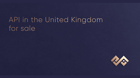 API in the United Kingdom for Sale