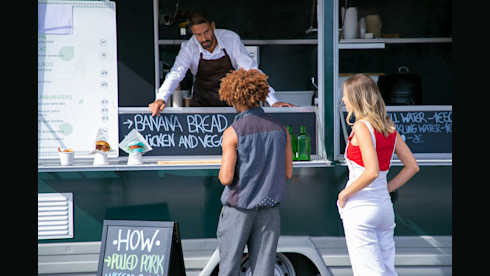 Eye-Catching Mobile Creperie with Custom Kitchen