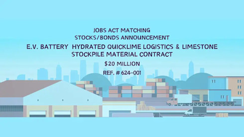 Invest / JOBS Act / E.V. logistics / $20M