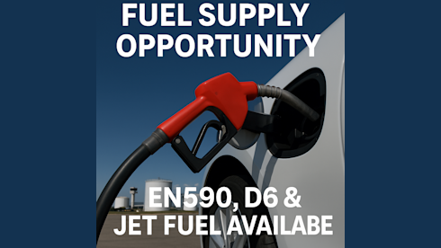 Fuel Supply Opportunity – EN590, D6 & Jet Fuel Ava