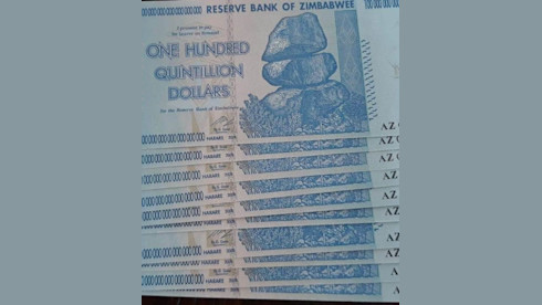 Zim Quintillion note for sale