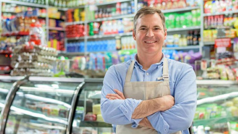 Very Busy Grocery Store