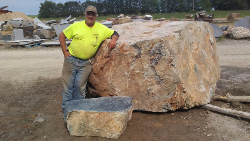 Nephrite Jade Mine, Central Wisconsin. USA