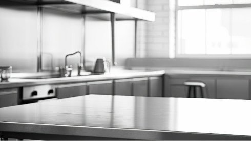 Commercial Kitchen with Real Estate