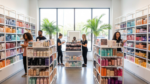 Beauty Supply Store High-Traffic Thriving Location