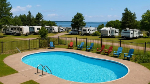 Campground for Sale Atlantic Canada – 100+ Lots, Pool & Shore Access