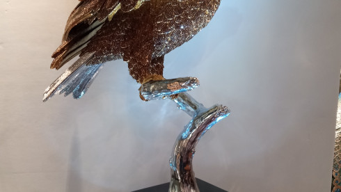 Eagle Crystal Sculpture