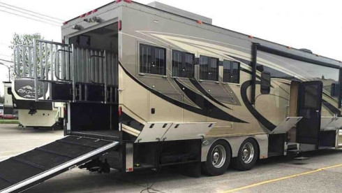 Custom Design Equestrian RV Motorcoach Builder