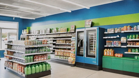 Grocery Store, Gas Station, Commercial Property, Residential Home