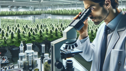 Cannabis Testing Laboratory, ISO Certified, Active