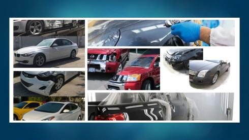 Revamped Auto Body Shop with Property