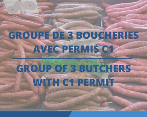 Group Of 3 Turnkey Butchers With A C1 Permit