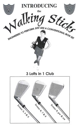 Unique Golf Club Solution - 3 Clubs in 1