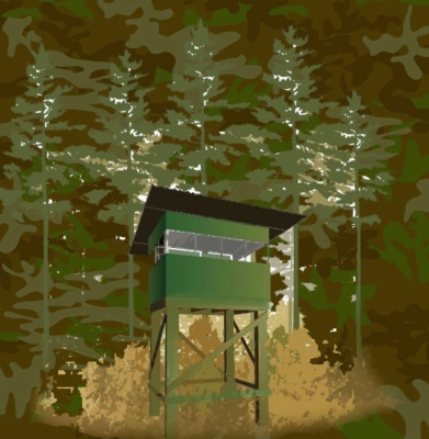 Fiberglass Hunting Blinds and Accessories