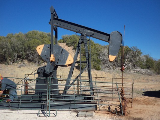 Texas Natural Gas Well Production