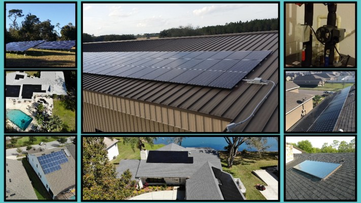 Solar System Installer w/Big Projections