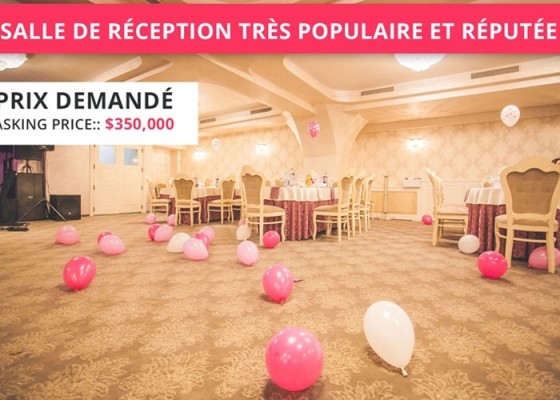 Very Popular, Reputable Reception Hall