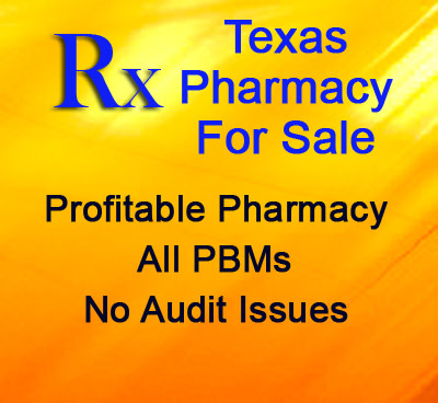 Texas Pharmacy for Sale - $450,000 + Inventory
