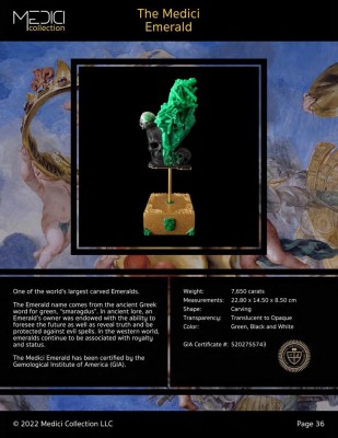 The Medicis Collection of Unique Gems