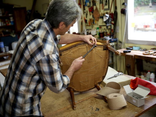 Long Time Upholstery Business with Upscale Clientele