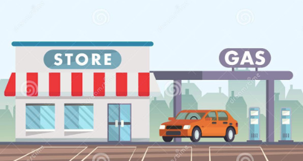 Gas Station with Convenience Store