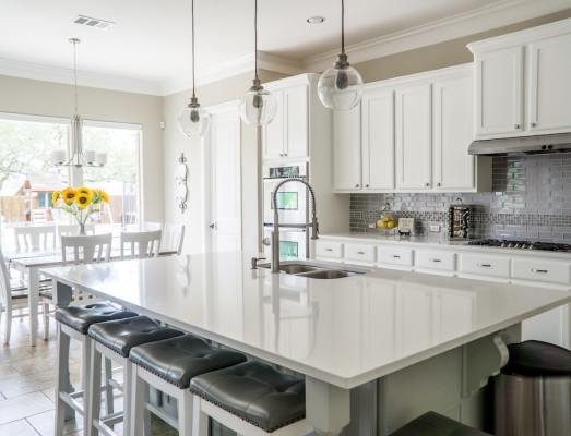 Flooring, Cabinets, Counter Installation