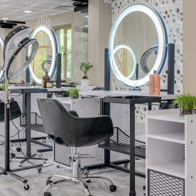 Turn Key, Modern Hair Salon Ready for New Owner
