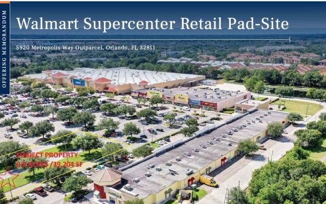 Walmart Anchored Retail Portfolio Retail Pad