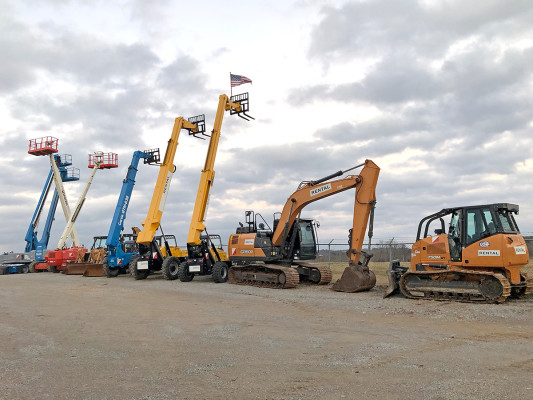 Heavy Equipment Rental & Hardware Serves 2 States