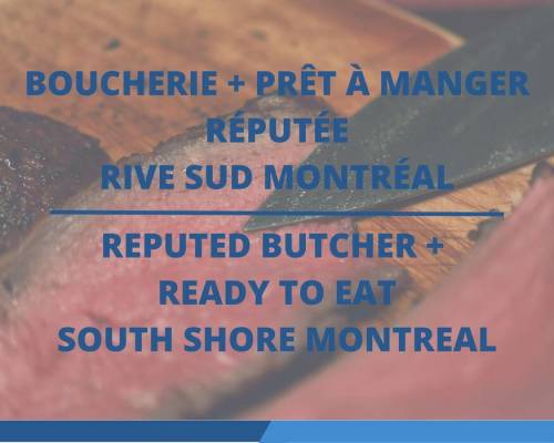 Reputed Butcher + Ready to Eat South-Shore Mtl