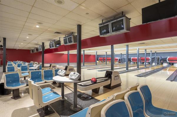 Bowling Alley with its Commercial Building