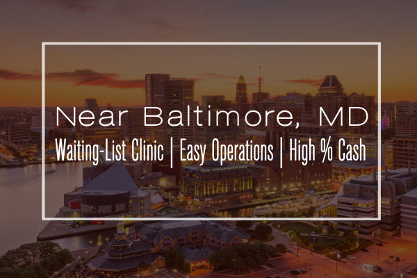 Stylish Clinic for Sale Near Baltimore — Part Time