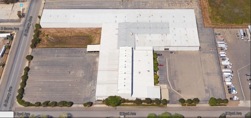 Fresno Industrial Warehouse Parcel For Sale/Lease