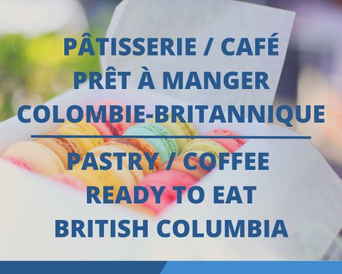 Pastry / Coffee / Ready To Eat For Sale In BC