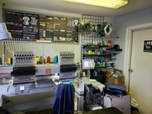 Established Print & Apparel Shop for Sale in NY