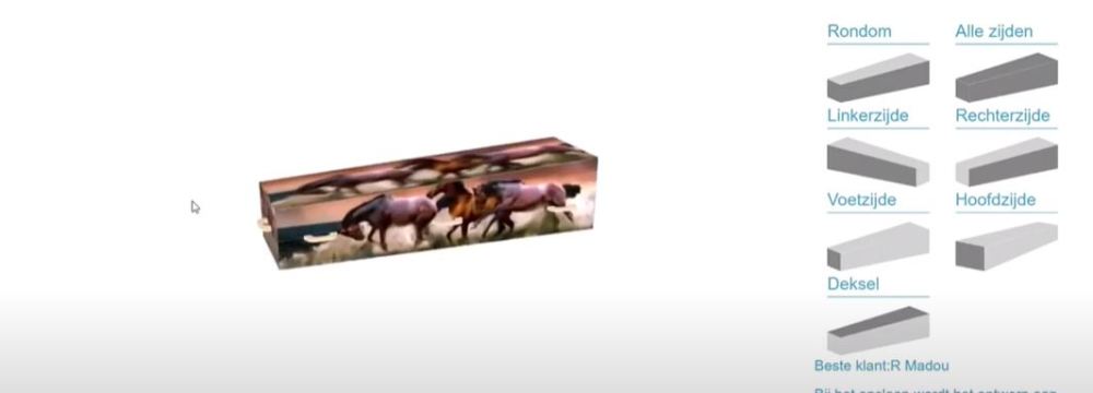Coffin Print Design Application - ( 3D )