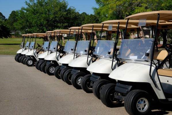 Distribution of New and Used Golf Carts
