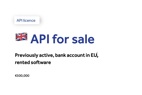 API for Sale in UK (Inactive)
