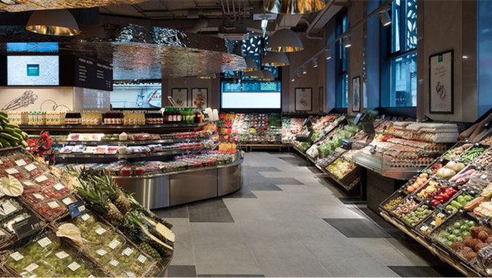 Ultra Modern Supermarket with Organic Cafe & Juice