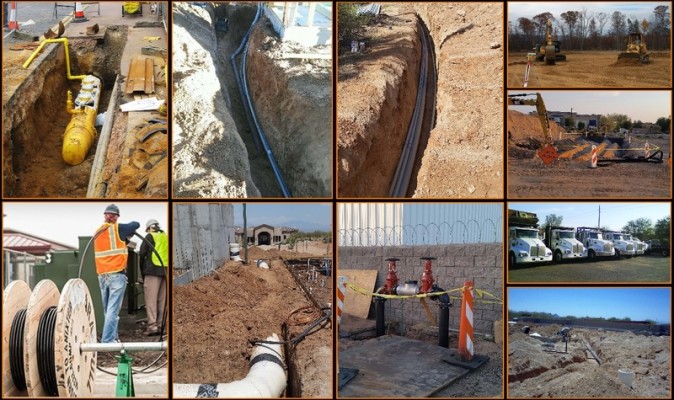 Underground Const. Electric, Comm. & Water