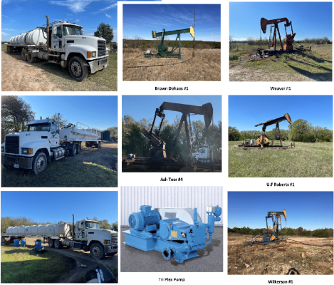 5 Producing Wells & Production Company Ownership