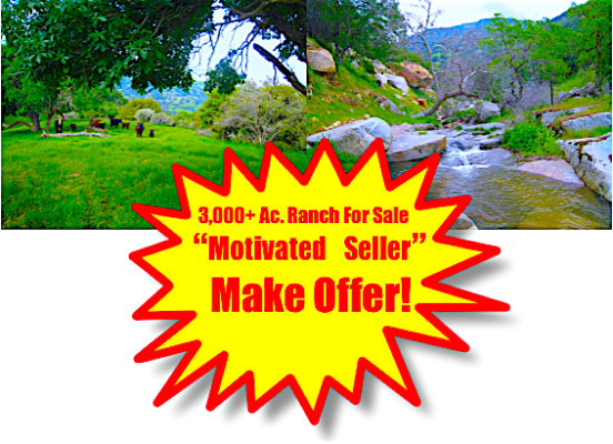 3,000 Ac California Ranch